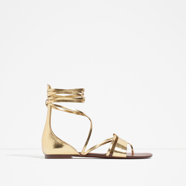 Metaliczne buty trendy 2016