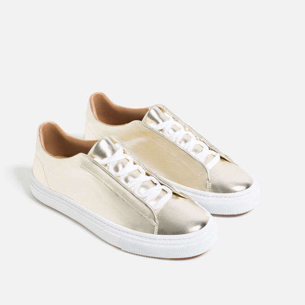 Metaliczne buty trendy 2016