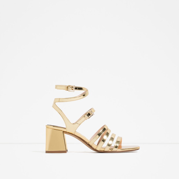 Metaliczne buty trendy 2016
