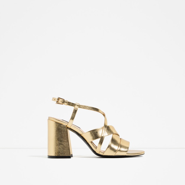 Metaliczne buty trendy 2016