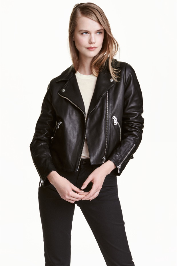 H&M, skórzana ramoneska, 999 zł