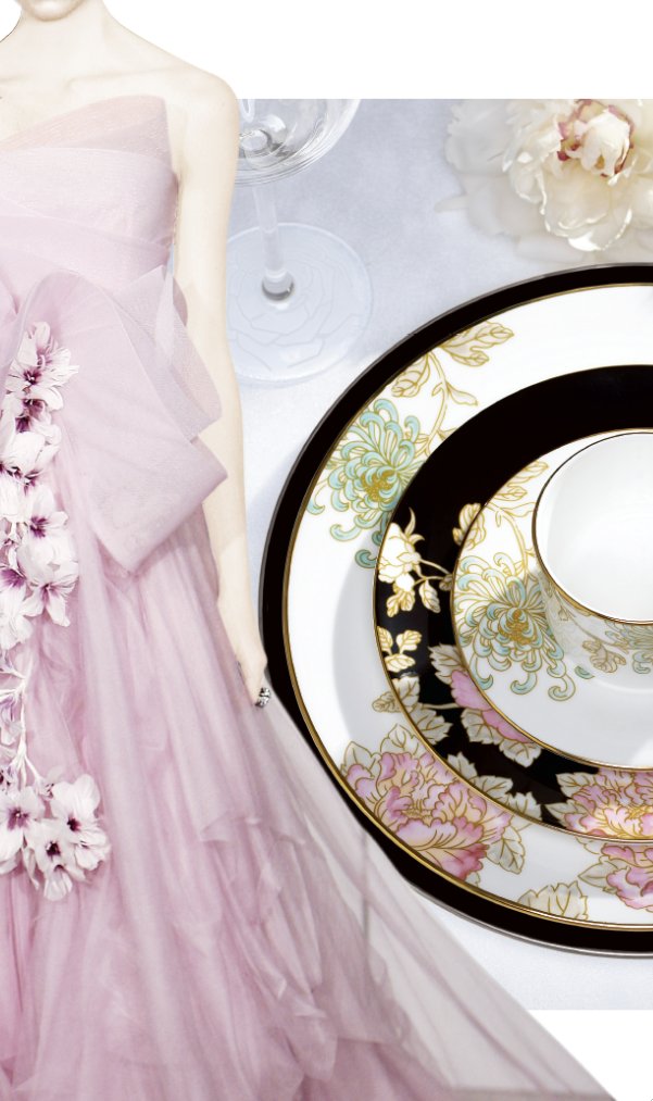 Marchesa: piękne suknie i...porcelana! fot. mat. pras. Lenox