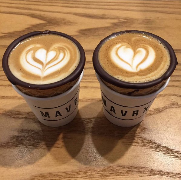 #coffeeinacone. Kawy w rożku podbijają internet!, fot. instagram eschee