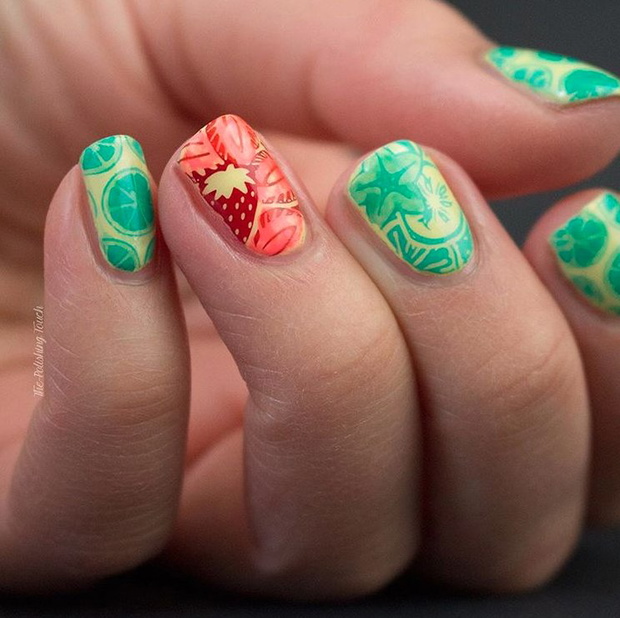 Fruit Manicure - owocowe paznokcie na lato, fot. @thepolishingtouch