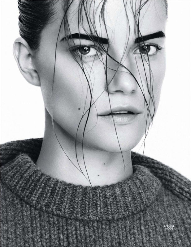 Polskie modelki w zagranicznych edycjach ELLE: Kasia Struss dla ELLE France, 09.2015, fot. Nagi Sakai