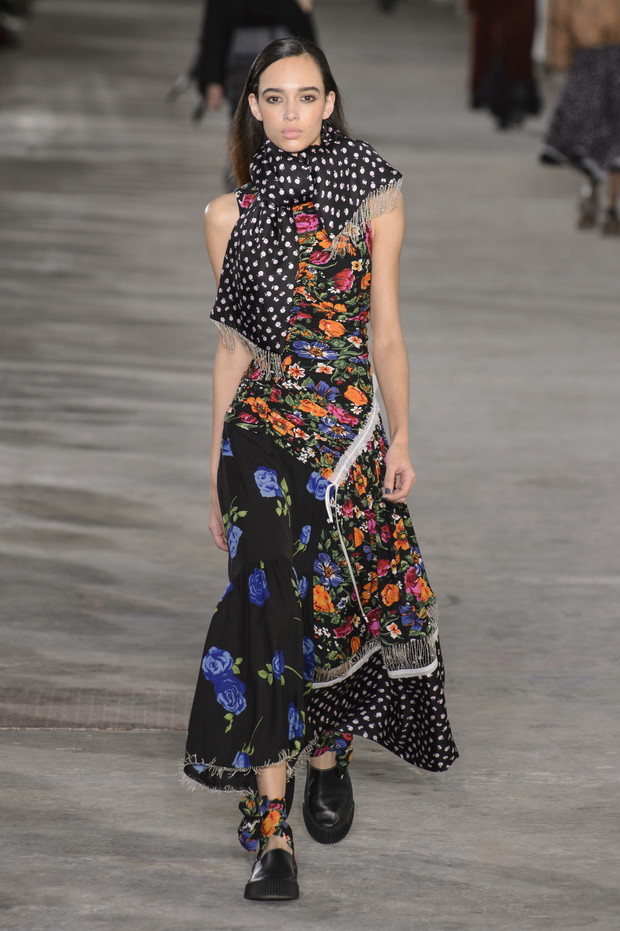 Patchwork sukienka