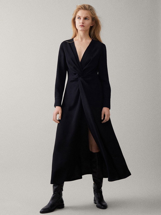 Sukienka świąteczna Massimo Dutti