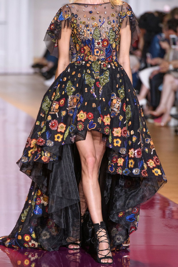 Zuhair Murad haute couture jesień-zima 2016/2017 - detale, fot. Imaxtree