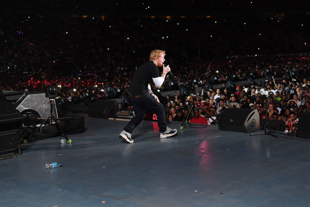 Ed Sheeran na koncercie