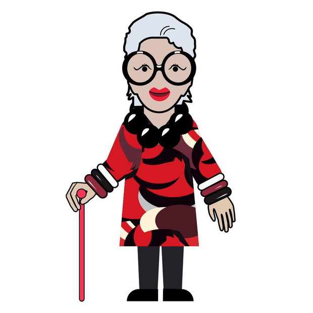 Iris Apfel ma swoje emoji!