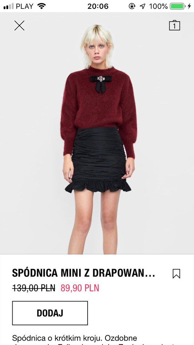 Zimowa wyprzedaż Zara 2018