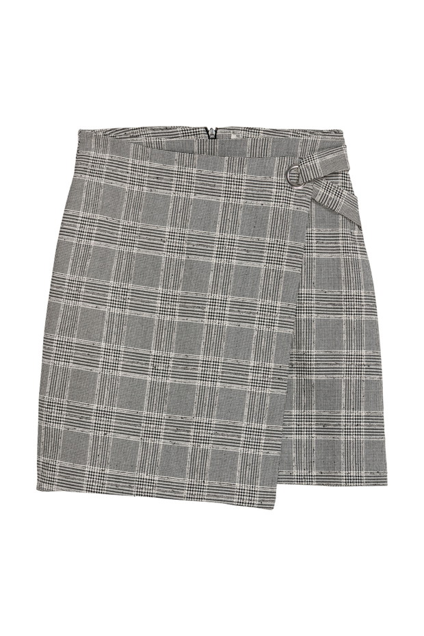 Kopertowa spódnica w kratkę - H&M, 129,90 zł