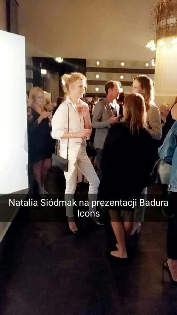 Natalia Siódmiak na prezentacji Badura Icons w Hotelu Bristol