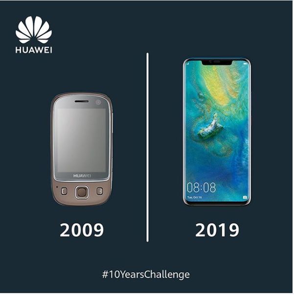#10yearchallenge - Huawei