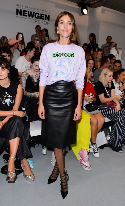 Gwiazdy na London Fashion Week wiosna-lato 2017