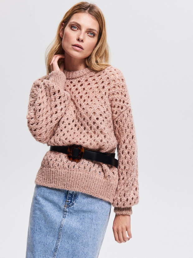 Sweter z domieszką wełny - Reserved, 59,99 zł