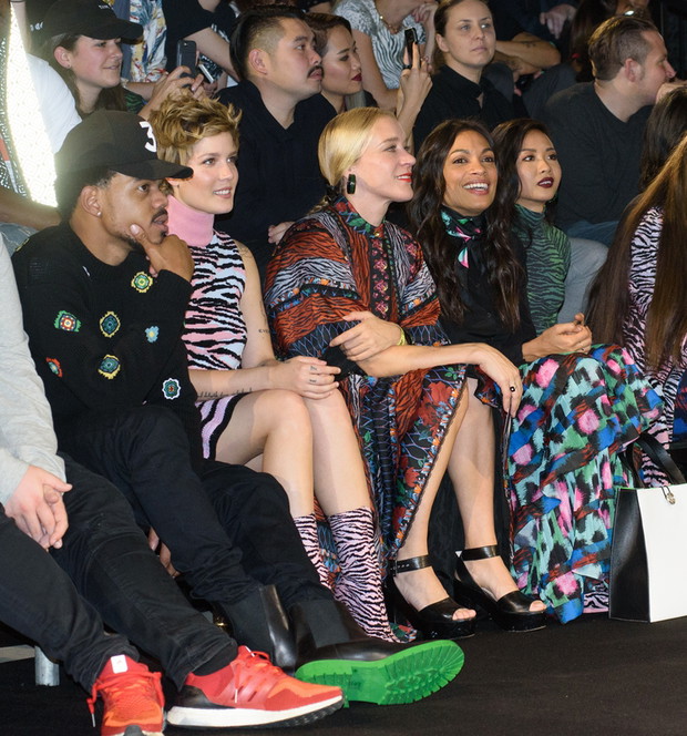 Gwiazdy na pokazie Kenzo x H&M w Nowym Jorku