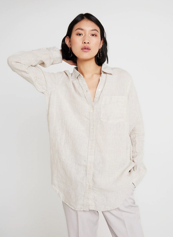 Modne lniane ubrania na wiosnę-lato 2019, GAP/Zalando