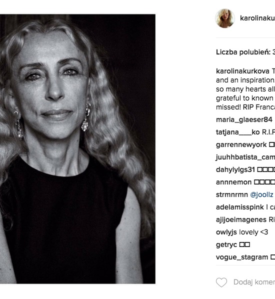 Nie żyje Franca Sozzani. Jak żegna ją branża mody?