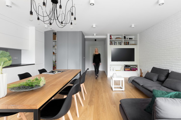 Wnętrze tygodnia: 65 m2 - nowoczesne i przytulne mieszkanie w Poznaniu