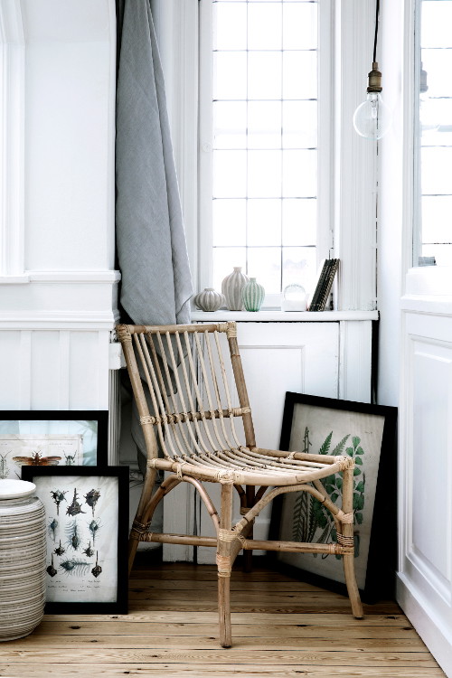 Rattanowy fotel, fot. Broste Copenhagen