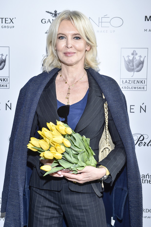 Bogna Sworowska na pokazie Macieja Zienia MOJO jesień-zima 2019/2020