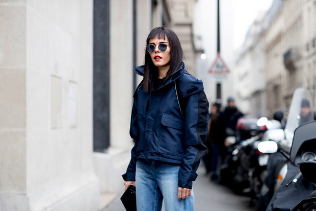 Street fashion: Paris Fashion Week haute couture wiosna 2017