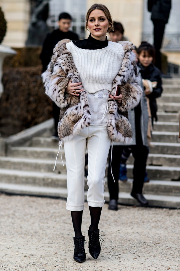 Street fashion: Paris Fashion Week haute couture wiosna 2017