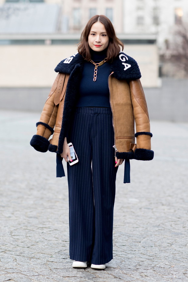 Street fashion: Paris Fashion Week haute couture wiosna 2017