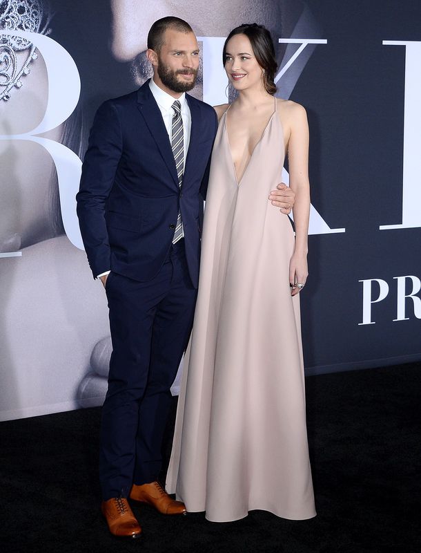 Dakota Johnson i Jamie Dornan promują film Ciemniejsza strona Greya