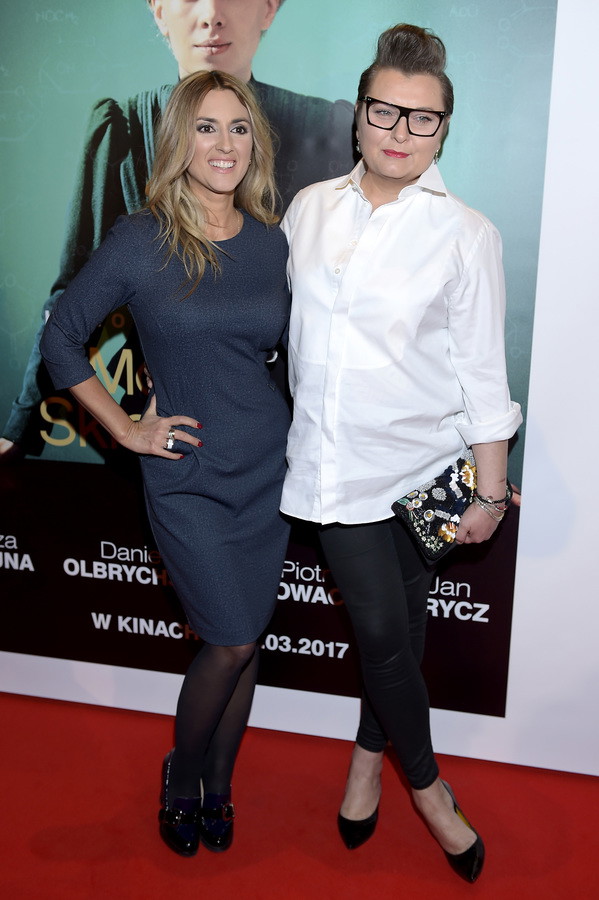 Karolina Szostak, Anna Męczyńska, na premierze filmu Maria Skłodowska-Curie
