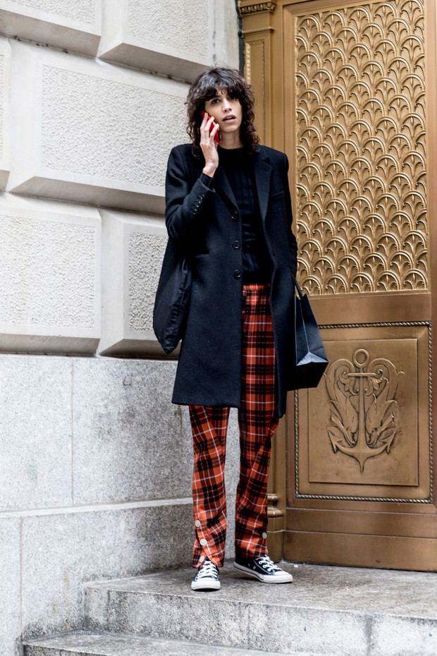 Street fashion: modelki off duty na New York Fashion Week AW17