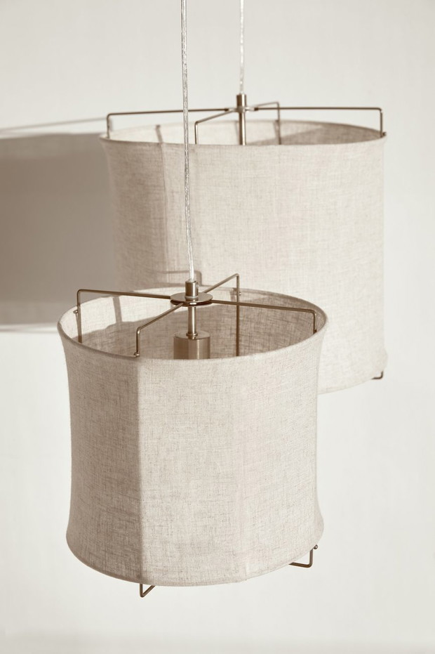 Lniany abażur, kolekcja Westwing – Modern Natural