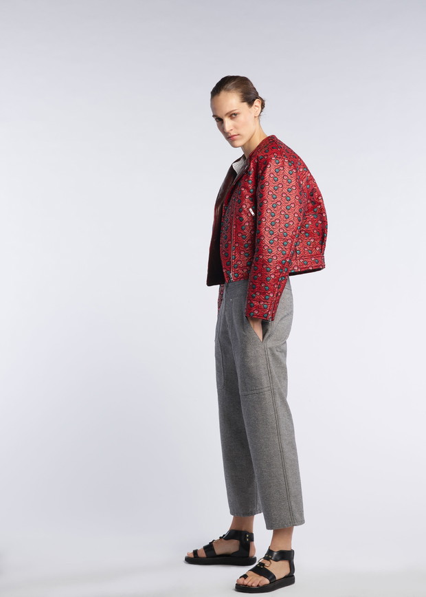 Czerwona kurtka Isabel Marant Pre-Fall 2017
