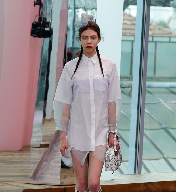 Długa koszula Prada Resort 2018