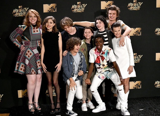 Ekipa serialu Stranger Things na MTV Movie Awards 2017