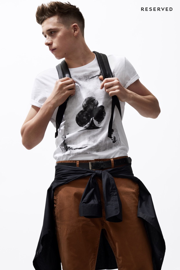 Brooklyn Beckham w kampanii Reserved YFL wiosna-lato 2015
