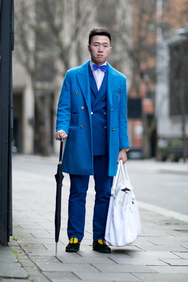Street fashion: tydzień mody męskiej w Londynie jesień-zima 2015/2016