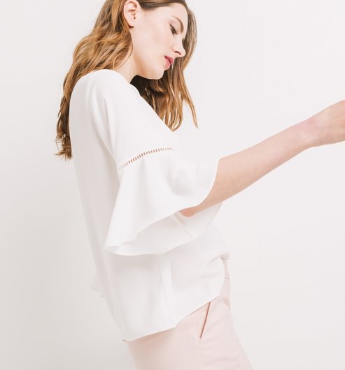 Biała bluzka Promod