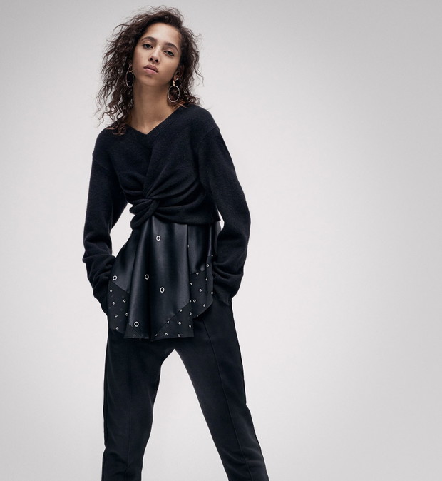Białe obcasy z suwakiem Alexander Wang Pre-Fall 2017