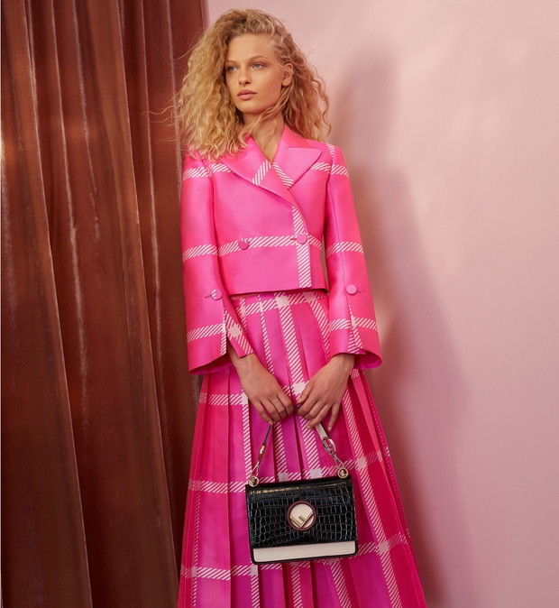 Plisowana spódnica Fendi Resort 2018