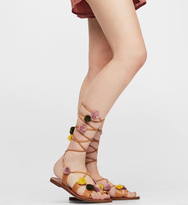 Sandały gladiatorki Pull & Bear