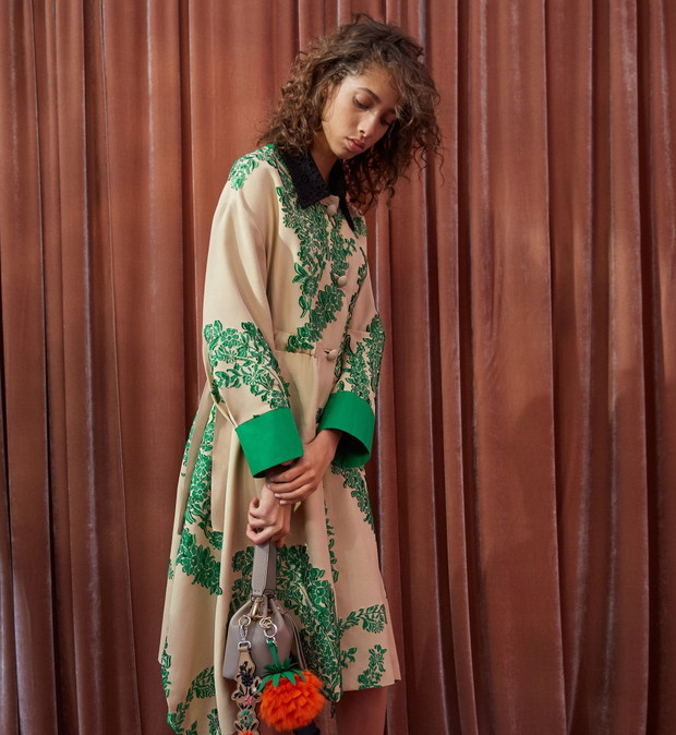 Sukienka-kimono Fendi Resort 2018
