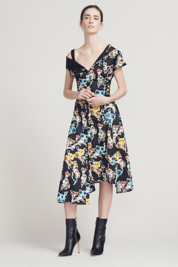 Sukienka w kwiaty Jason Wu Pre-Fall 2017