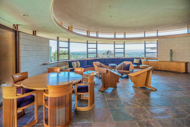 Ostatni dom zaprojektowany przez Franka Lloyda Wrighta - Circular Sun House
