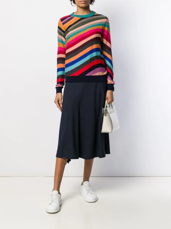 Tęczowe swetry - trendy