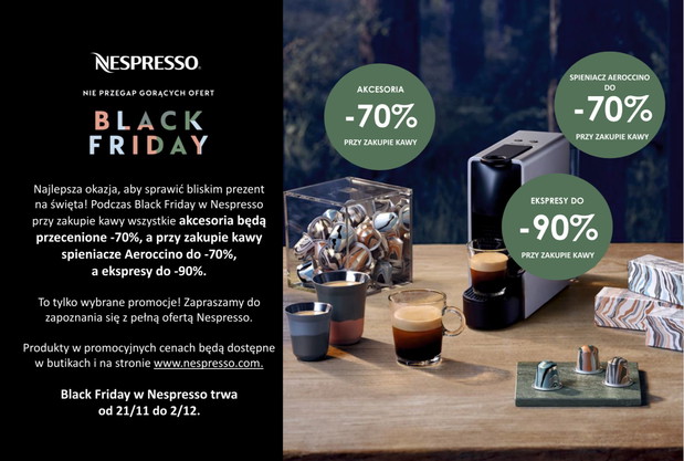 Black Friday w Nespresso