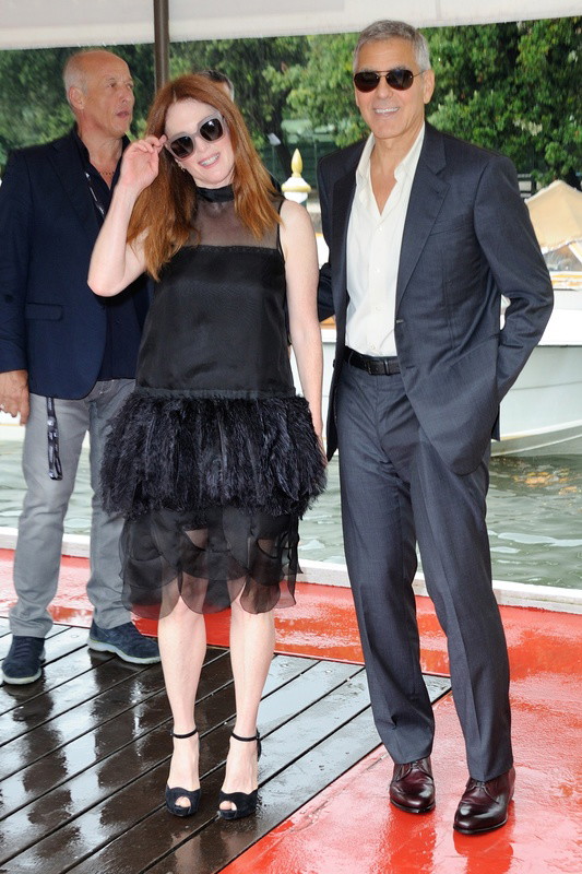 Festiwal Filmowy w Wenecji 2017: Julianne Moore i George Clooney, 1