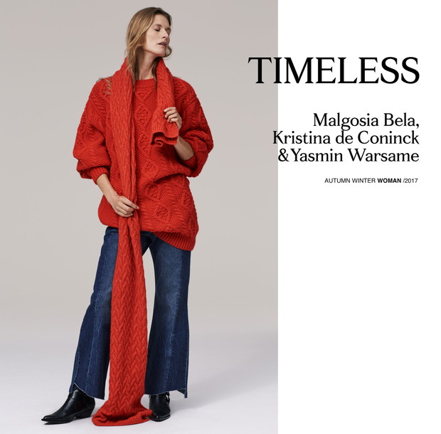 Małgosia Bela w lookbooku Zara Timeless