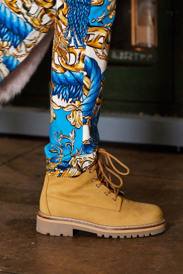 Timberlandy w nowej kolekcji Moschino